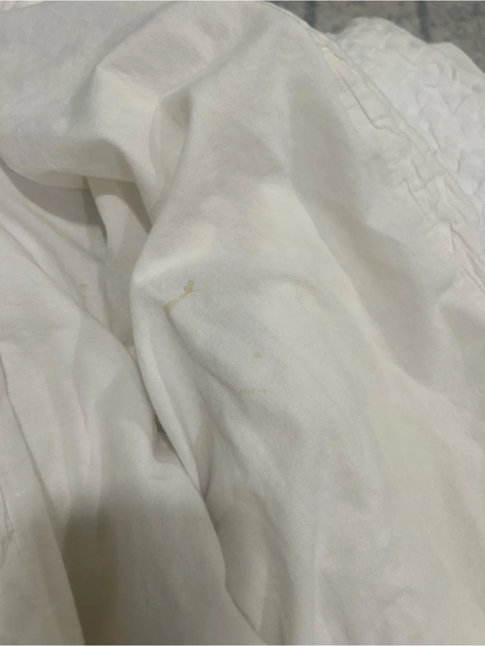 West Elm White Parquet Texture Duvet King and 3 euro pillows set!